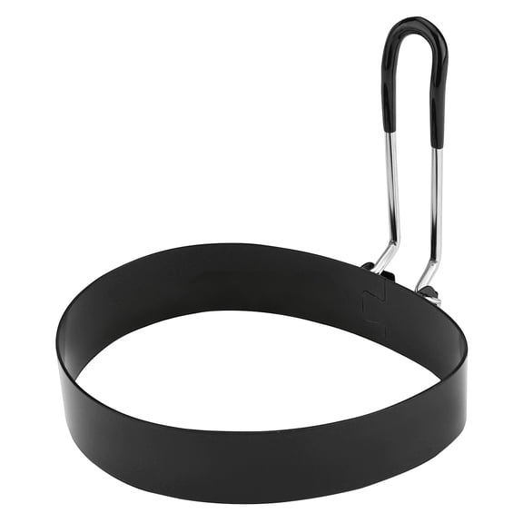 1pcs Egg Rings 3.85" Nonstick Egg Rings Set Round Crumpet Ring Mold with Handle Large Ring for Frying Eggs Round Mold for English Muffins Griddle Cooking Shaper for Breakfast