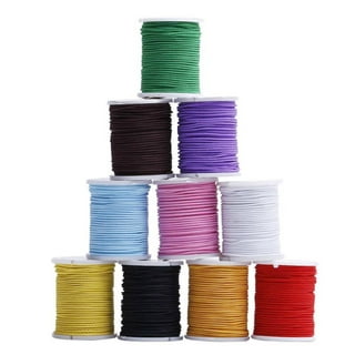 6 Rolls Elastic Bead Cord, 0.8mm Elastic Cord for Jewelry Making, Clear  Elastic String Jewelry Bead Bracelet String Stretch Cord for Bracelets  Making, with 3PCS Beaded Needle : : Home & Kitchen