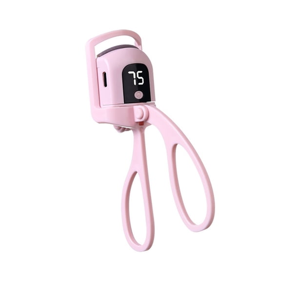 1pcs Electric Eyelash Curler, Long-Lasting Curl, Quick Heating, Portable Eye Lash Perm Clip, Effortless Eye Makeup Pink