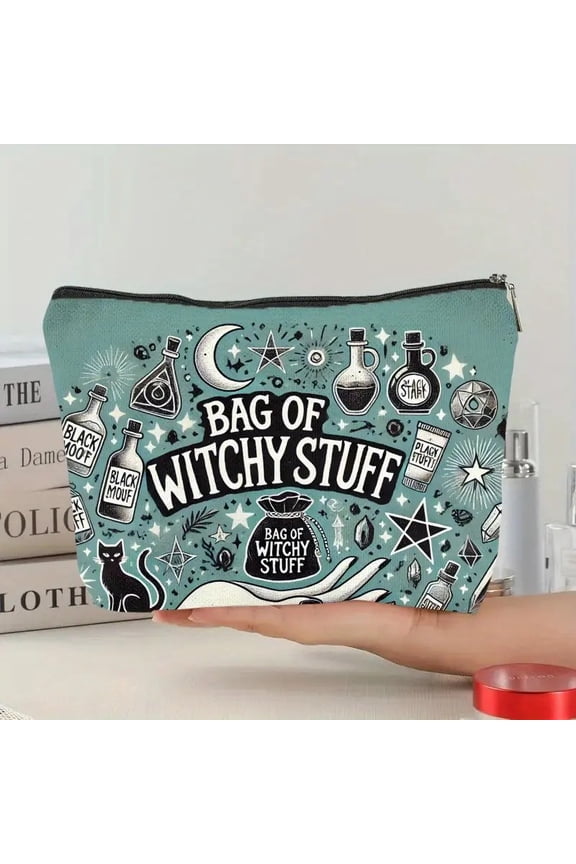 1pcs Enchanting Bag of Witchy Stuff Makeup / Cosmetic Bag Zipper / Lightweight