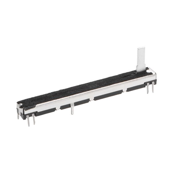 1pcs Fader Variable Resistors 75mm Straight Slide Potentiometer B203 20K Ohm Linear Double Potentiometers