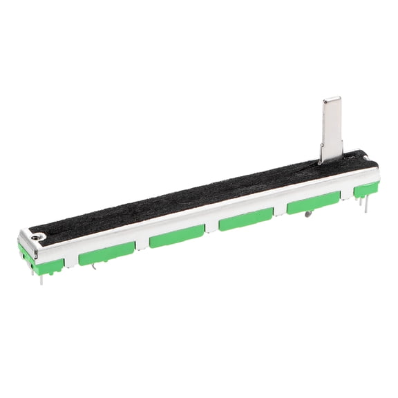 1pcs Fader Variable Resistors 75mm Straight Slide Potentiometer B503 50K Ohm Linear Double Potentiometers
