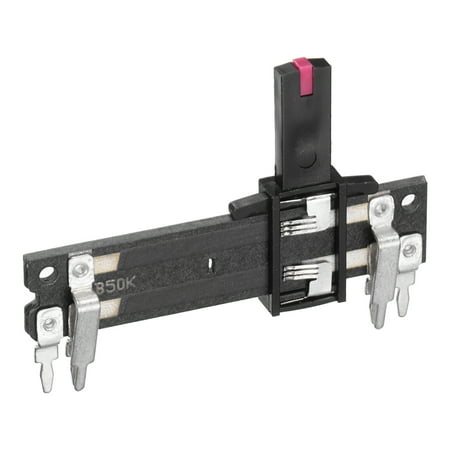 1pcs Fader Variable Resistors Mixer 40mm Straight Slide Potentiometer B50K Ohm Linear Double Potentiometers