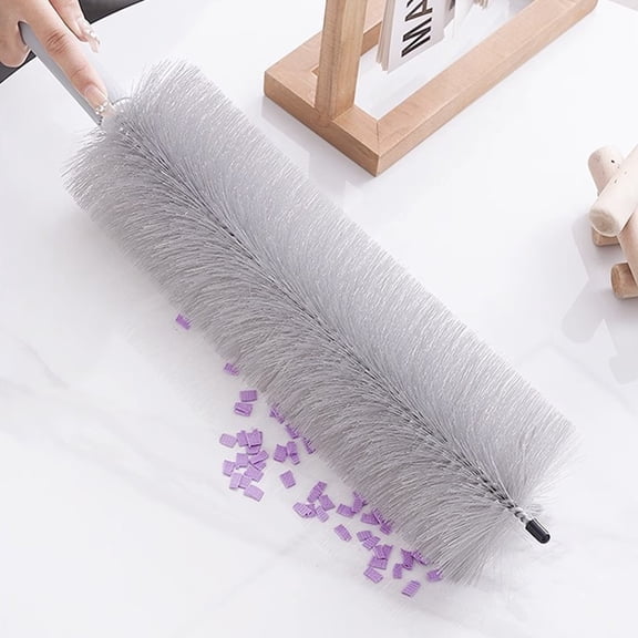 1pcs Fan Cleaning Brush, Bendable Cobweb Duster, Flexible Fan Cleaner, Microfiber Crevice Dust Collector for Box Fan, Floor Fan, Stand Up Fan