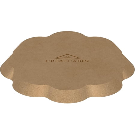 1pcs Flower Pottery Molds for Clay Ceramic Plate Forming Molds Wooden Pottery Tools Tray Molds Press Pottery Tools Clay Drying Board Ceramic Slump Molds for Making Handbuilding Plates 6x6Inch