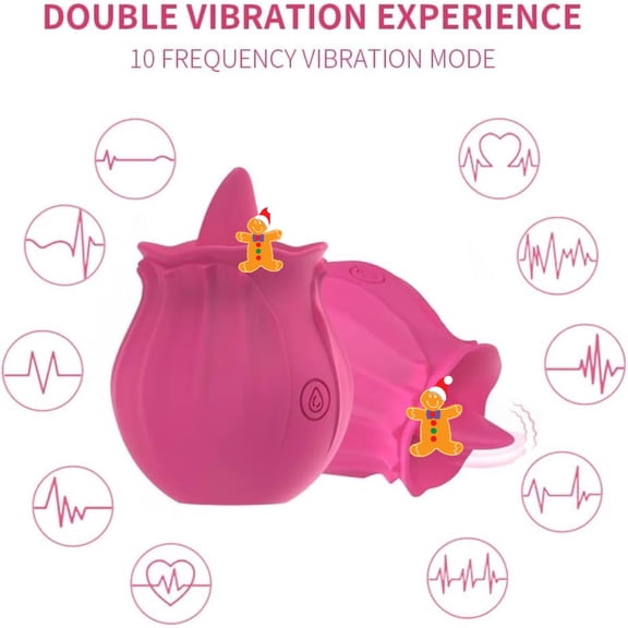 1pcs Flower Shape Mini Massager with 10 Modes, Best for Gift, Massage Wand for Relaxing