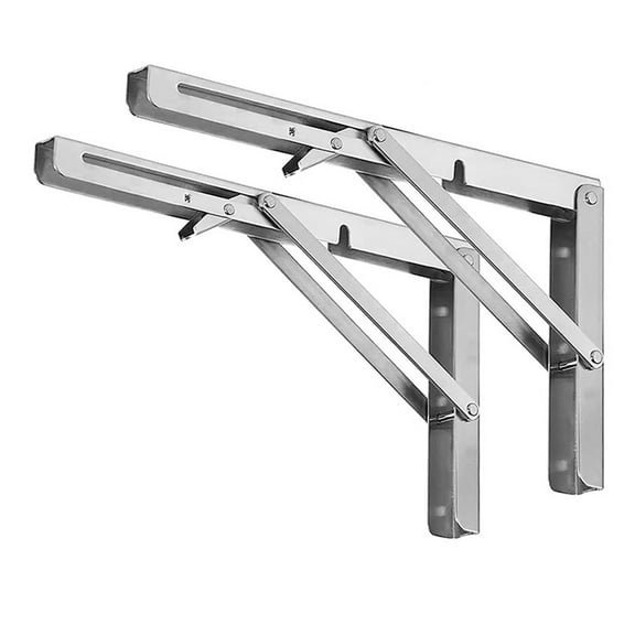 1pcs Folding Bracket 16 inch 400mm for Shelf Table Desk Wall Mounted Support Collapsible Long Release Arm Space Saving