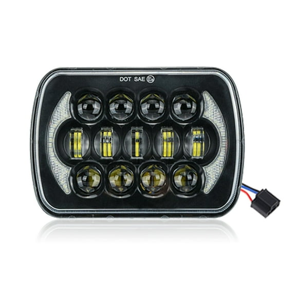 1pcs For Chevy Express 1500 2500 3500 Cargo Van 5x7" 7x6 LED Headlight High/Low 6000K