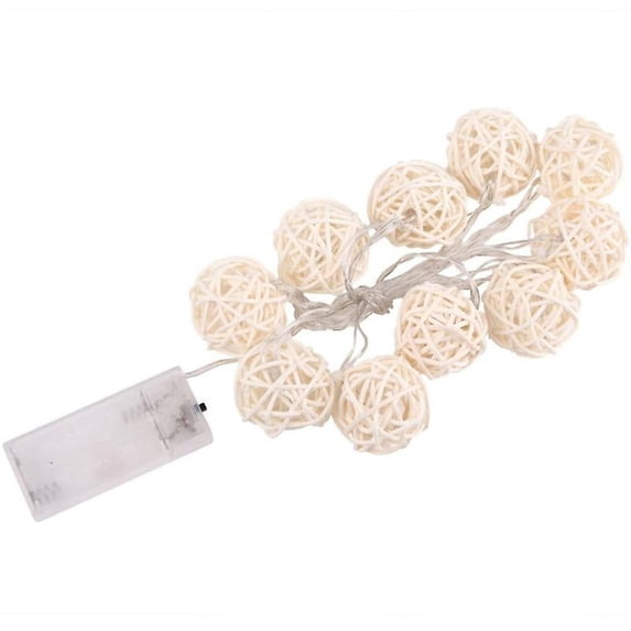 1pcs Globe Rattan String Lights