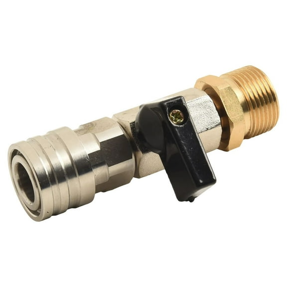 1pcs High Pressure Washer Ball Valve Kit 1/4inch M22 Quick Connector For Power Washer Hose Control Water Flow Switch