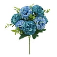 thumbnail image 1 of 1pcs Hydrangea Artificial Flowers, Faux Hydrangeas Fake Flowers with Stems, Artificial Silk Hydrangea Flower Bouquets Floral Arrangement for Home Table Centerpieces Wedding Birthday Party, 1 of 8
