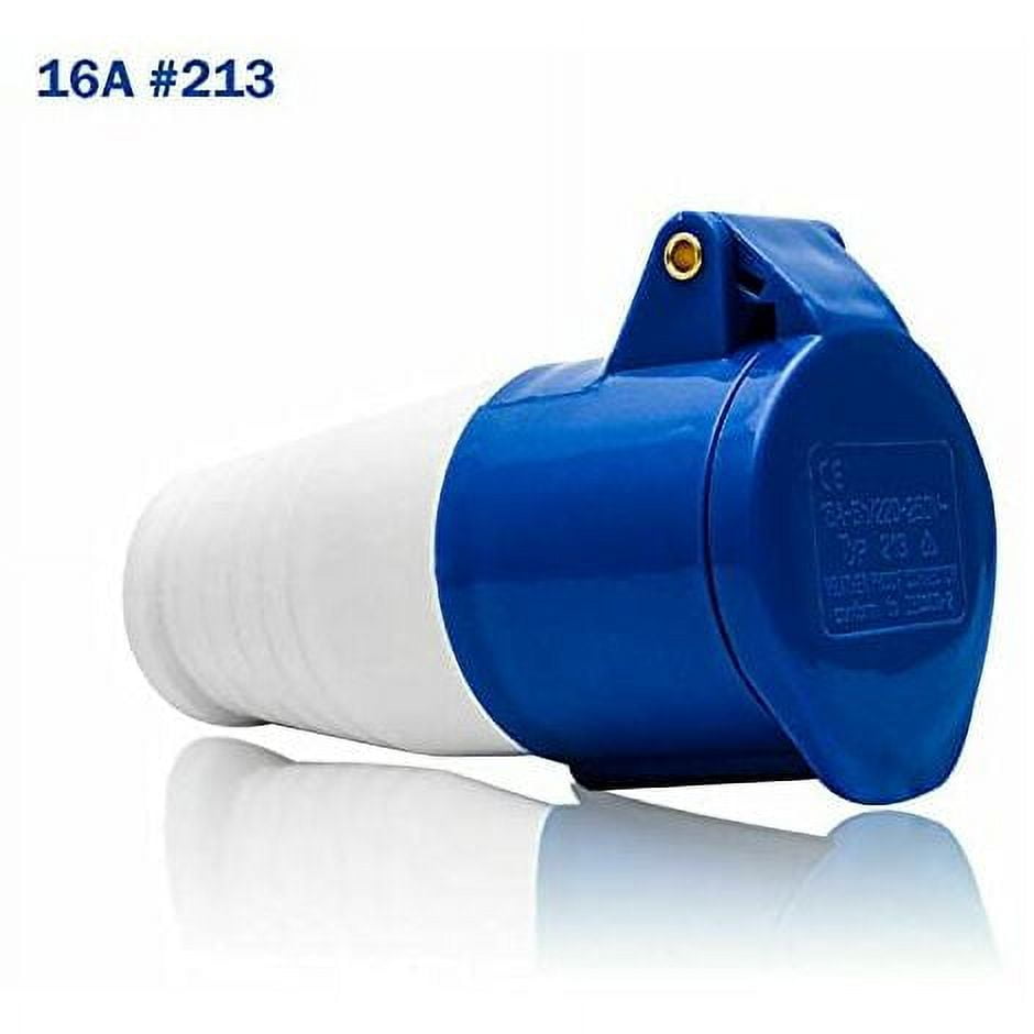 1pcs IP44 Industrial Socket Connection CEE Socket 240V 32Amp 213 3 Pin ...