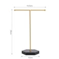 thumbnail image 1 of 1pcs Jewelry Display Stand For Both Men And Women Minimalist Style Desktop Finishing T Shaped Ornaments style 21, 1 of 6