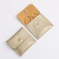 thumbnail image 1 of 1pcs Jewelry Packaging Bag Velvet Pouches PU Leather Organizer Bag Portable Bracelet Necklace Earrings Rings Storage Bag A08 8X8cm PU 1 pcs, 1 of 6