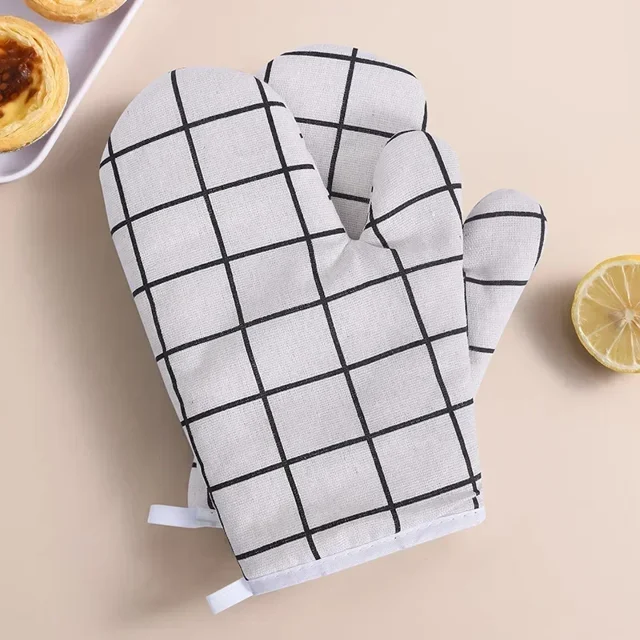 1pcs Kitchen Potholders Pad and Stove Oven Gloves Set Mitts Heat