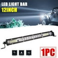 thumbnail image 1 of 1pcs LED Light Bar 12 inch 800W Work Light for Rv Atv SUV Boat Jeep Lamp Off-road Lighting, 1 of 11