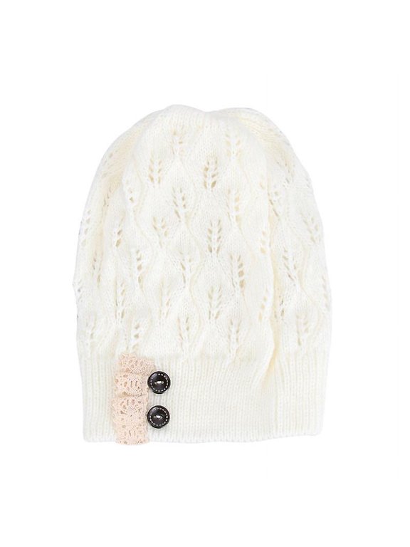 1pcs Lace Button Cap