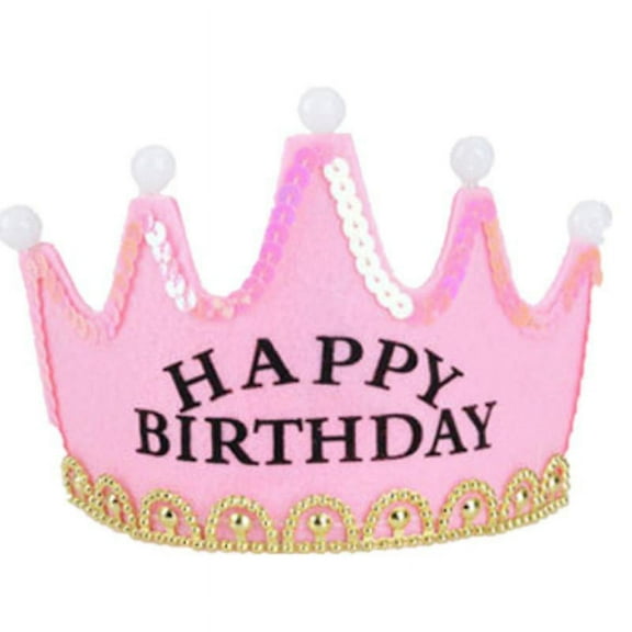 1pcs Led Crown Birthday