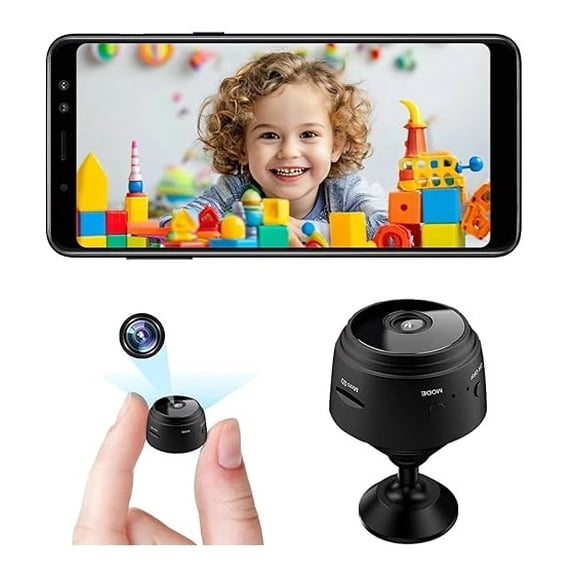 1pcs Magnetic Mini Security Camera, Security Camera, Drop Swiftly Security Cameras, Mini 1080p HD Wireless Magnetic Security Camera, Night Vision Motion Detection