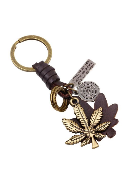 1pcs Maple Leaf Keychain