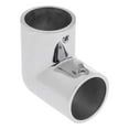 thumbnail image 1 of 1pcs Marine Grade 316 Stainless Steel 90°Elbow For 1 inch Pipe 2-way Handrail Fitting, 1 of 5