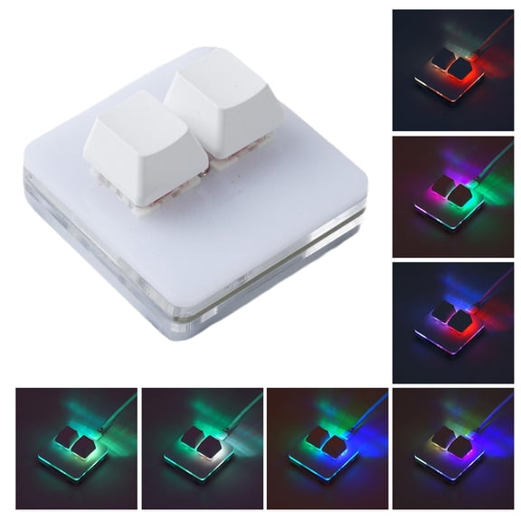 (1pcs) Mini Keyboard 2-key Custom Keypad Copy And Paste One-key Password M1E5