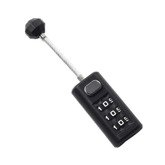 1pcs Mini Lock Resettable Coded Lock Backpack Lock Luggage Padlock Dormitory Cabinet Lock 3 Digit Password Lock Hardware