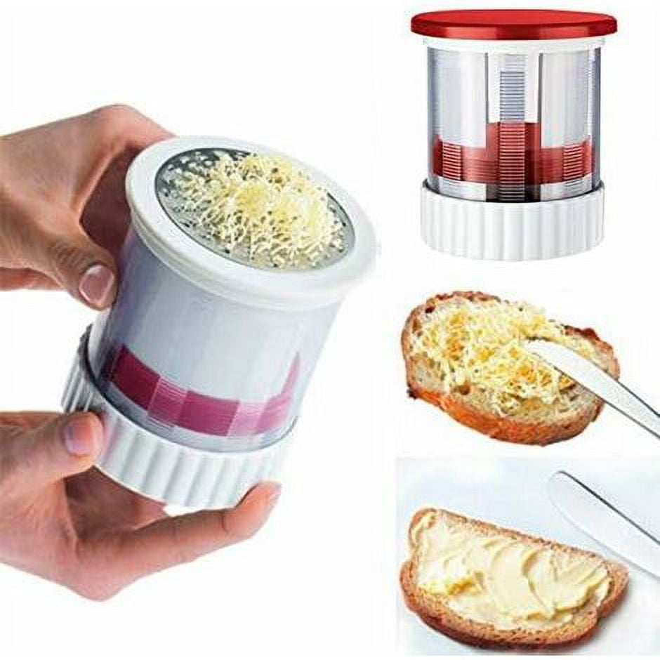 1pcs Mini cheese grater, Butter Cheese Grater, Rotary Cheese Grater, Rotary Cheese Cutter（red