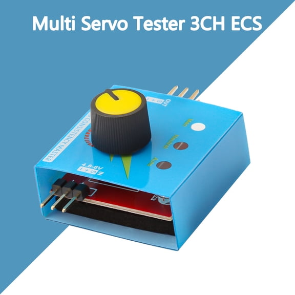 1pcs Multi Servo Tester 3CH ECS Consistency Speed Controler Power Channel CCPM Meter Master Checker RC Dron Helicopter Parts RC Hobby