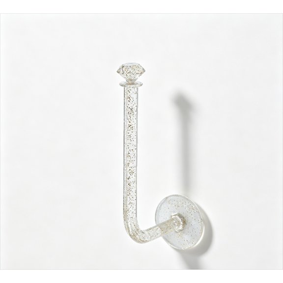 1pcs Multifunctional Transparent Crystal Hook Wall Hook, Jewelry Organizers