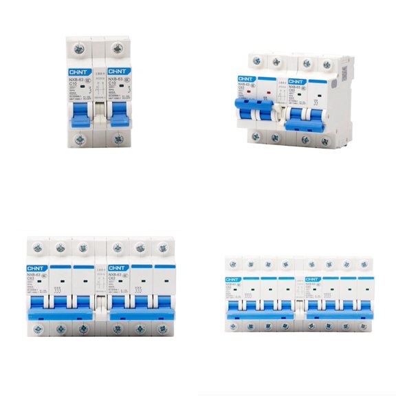 1pcs NXB-63 Dual Power Supply Interlock Switch DZ47 Interlock Conversion 2PC Type 63A City Power Switch