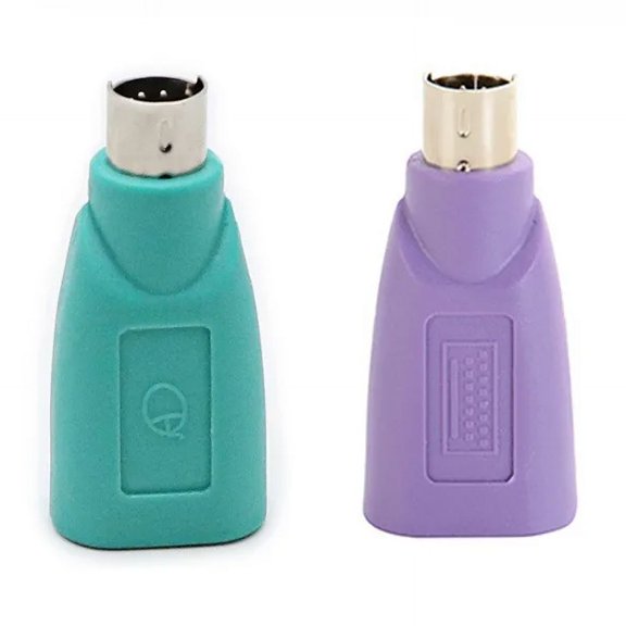 1pcs PS2 Male To USB Female Conversion Plug PS2 Male Round Head Mouse Keyboard Interface Converter Transmission
