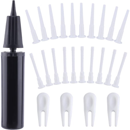 1pcs PVC Inflator Pump Exercise BallHand Pump with 20pcs Yoga Ball Air Plug and 4pcs Plastic