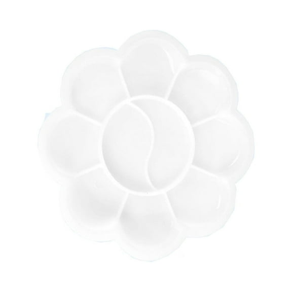 1pcs Paint Tray Palettes,Plastic Paint Tray Palette,Painting Tray Palette for Kids & Adults, Round Paint Holder Tray, DIY Craft, Art Painting, Classes, Play Party, Kindergarten or School