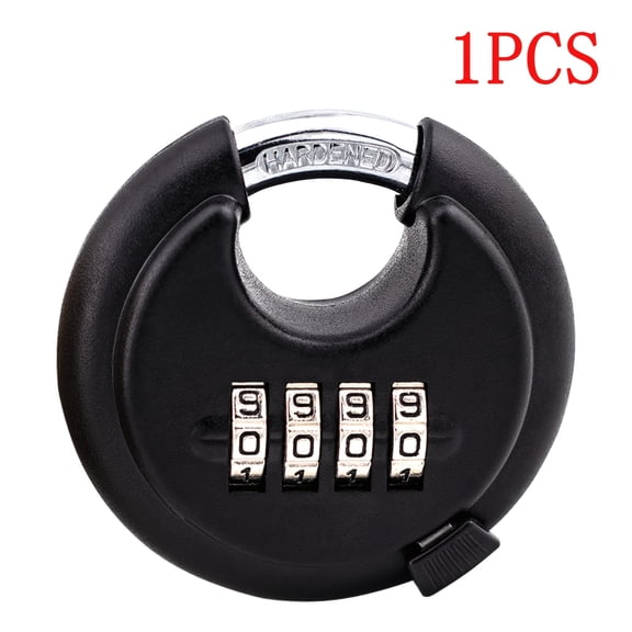1pcs Password Locks, Similar To A Circular Padlock, Metal Circular Padlock, Suitable For Storage Units, Sheds, Garages, And Trailers, And A Lock Without A Key