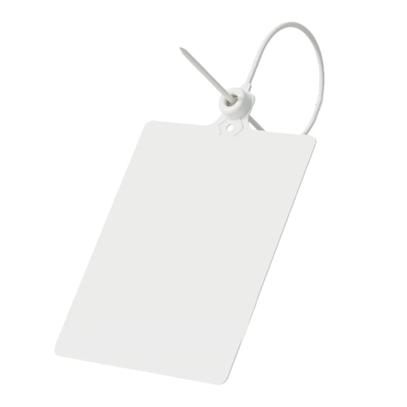 1pcs Plastic Tags Shipping Tags Water Proof Tags for Labeling Shipping Labels Security Seals Writable Marker Ties Hanging Tags Storage Tag, 3.94"x3.15"