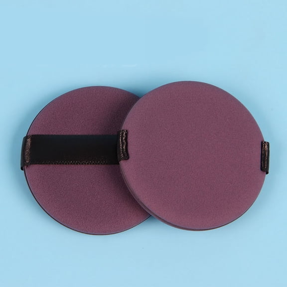 1pcs Powder Puff(Dark Purple Round),Face Soft Dual Sided Cushion Puff Cosmetic Puff Sponge Powder Wet Dry Makeup Tool