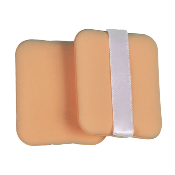 1pcs Powder Puff(Skin Color Rectangle),Face Soft Dual Sided Cushion Puff Cosmetic Puff Sponge Powder Wet Dry Makeup Tool