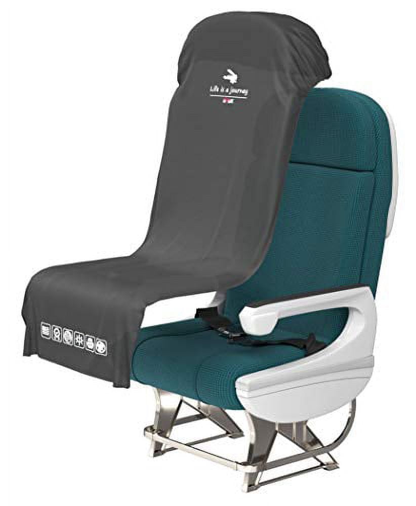Jetsetgo Travel Safety Kit (2 Full Sets) Airplane Seat Covers