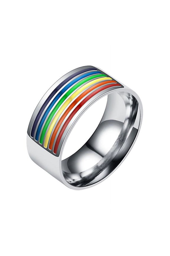 1pcs Rainbow Ring For Lesbian