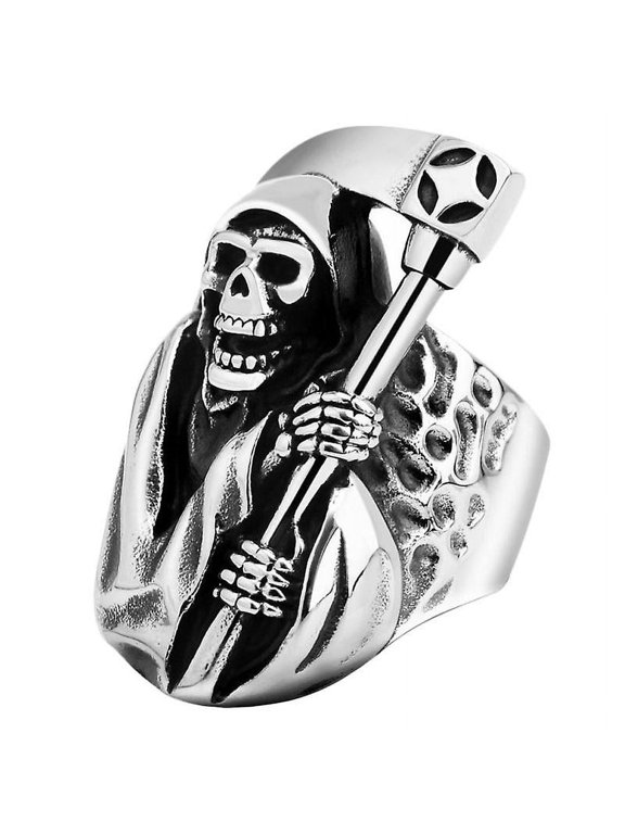 1pcs Reaper Scythe Ring For Adult