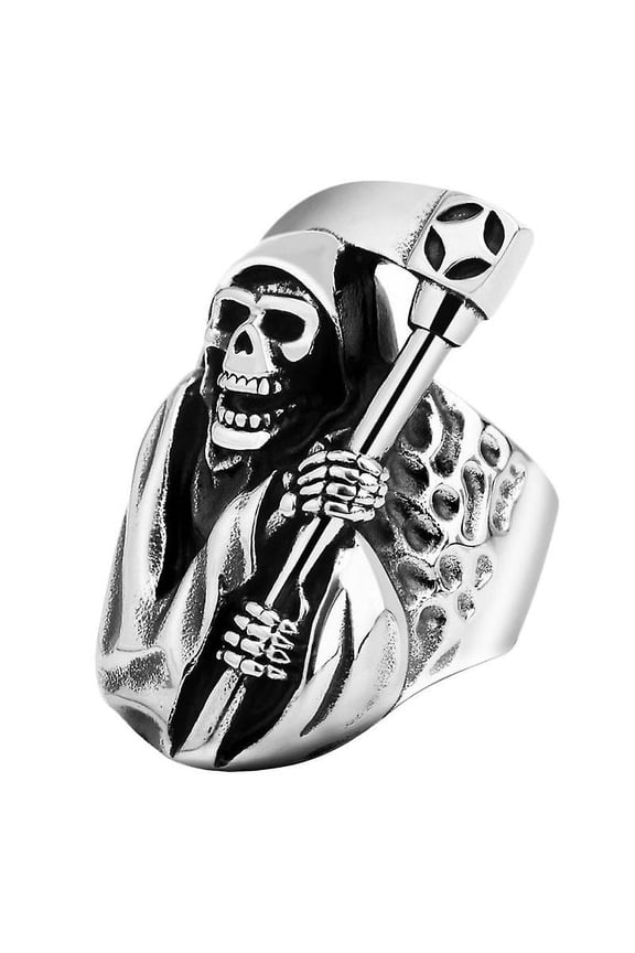 1pcs Reaper Scythe Ring For Adult