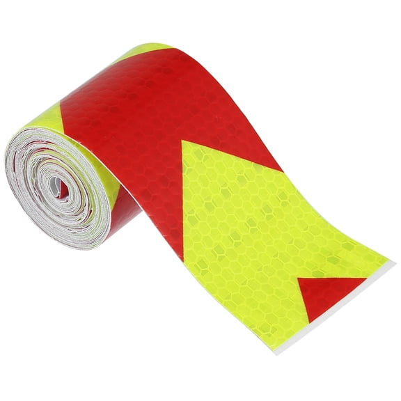 1pcs Red Green Reflective Safety Tape Adhesive Signs for Trailer Cars Auto Trucks Trailer Outdoor
