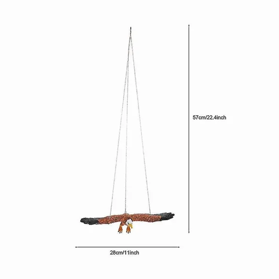 1pcs Resin Bald Eagle Decor