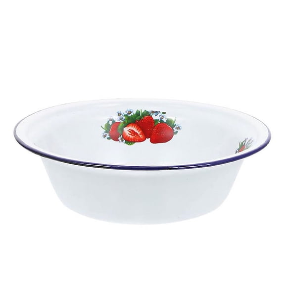 1pcs Retro Enamel Bowl