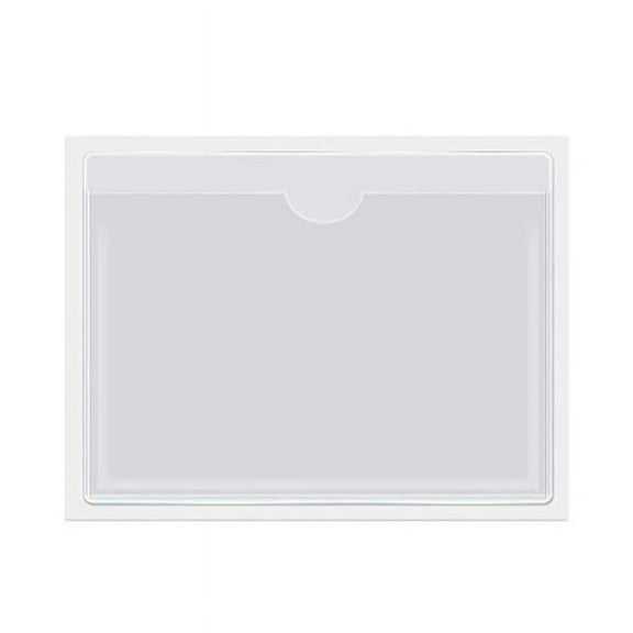 1pcs Self Adhesive Backed Windscreen Ticket Holder For Parking Permit 90mm X 90mm K5X4