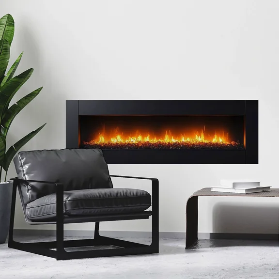 1pcs Simulated Fireplace Flame Wall Sticker, 11.8x35.43In, Realistic Effect, Self-Adhesive for Thanksgiving Halloween Christmas Holiday Home Decor, No Power Needed, Easy to Install