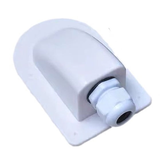 1pcs Single Wire Motorhome Boat Junction Box Plastic Shell Cable Entry Gland Box For Installing Solar Panel Modules