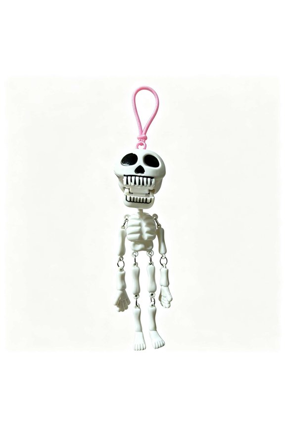 1pcs Skeleton Keychain, Halloween Pendant for Backpack Keys Bag, Spooky Decorative Charm for Summer Fall