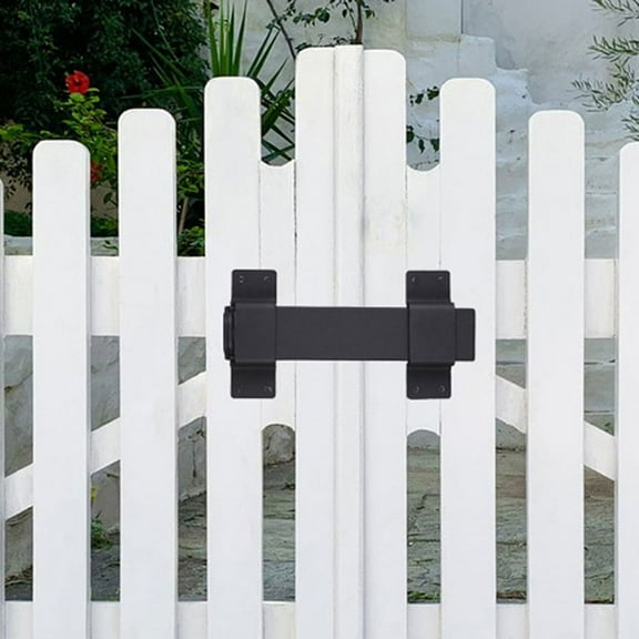 1pcs Slide Gate Latch,Heavy Duty Latch Lock with Padlock Hole, Suitable for Wooden Fences,Barn Door Lock,Outdoor